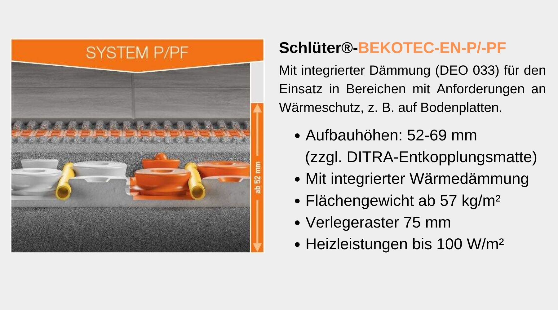 Schlüter BEKOTEC SYSTEM P/PF