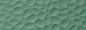 Preview: Love Tiles Genesis Leaf Green Matt 35x100 cm Wanddekor