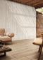 Preview: Mirage Elysian Travertino Pearly Cross Strukturiert Terrassenplatte 60x120 cm