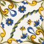 Preview: Sant Agostino Vita Fiore Mix Lucida Boden- und Wandfliese 20x20 cm