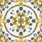 Preview: Sant Agostino Vita Fiore Mix Lucida Boden- und Wandfliese 20x20 cm