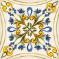 Preview: Sant Agostino Vita Fiore Mix Lucida Boden- und Wandfliese 20x20 cm