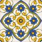 Preview: Sant Agostino Vita Fiore Mix Lucida Boden- und Wandfliese 20x20 cm