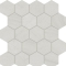 Provenza Varana Stone Mosaico Hexagon Light Grey Cross Cut Silktech 29,3x30 cm 