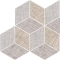 Sant Agostino Fineart Mix Light Naturale Mosaik Hexagon 20x46 cm