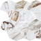 Mirage Cosmopolitan Arabescato Oro Poliert Dekor Foliage 32,3x30,5 cm