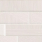 Sant Agostino Decorline White Lucida Stripebrick 7,3x30 cm