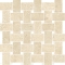 Sant Agostino Themar Crema Marfil Krystal Mosaik Rete 30x30 cm