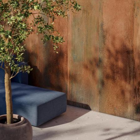 Sant Agostino Dripart Copper Naturale Boden- und Wandfliese 120x120 cm