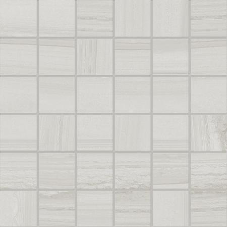 Provenza Varana Stone Mosaico 5x5 Light Grey Vein Cut Silktech 30x30 cm 