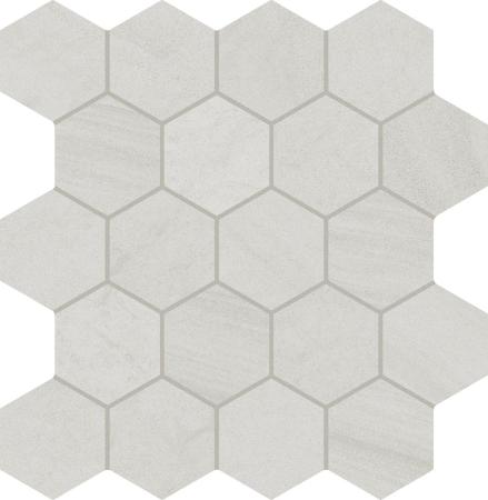 Provenza Varana Stone Mosaico Hexagon Light Grey Cross Cut Silktech 29,3x30 cm 