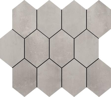 Margres Tool Light Grey Natural Mosaik Hexagon 24x26 cm