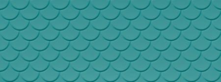 Love Tiles Genesis Shell Marine Blue Matt 35x100 cm Wanddekor