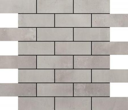 Margres Tool Light Grey Anpoliert Dekor Bricks 33x33 cm