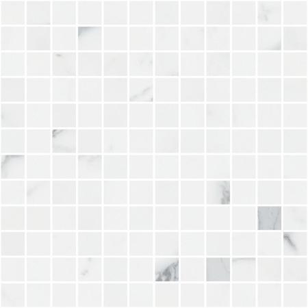 Mirage Jolie Statuario Fine Glossy Mosaik 144T 30x30 cm