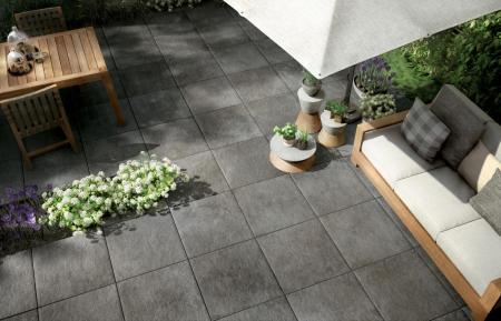 Mirage Officine Dark OF 03 ST Terrassenplatte 60x60 cm