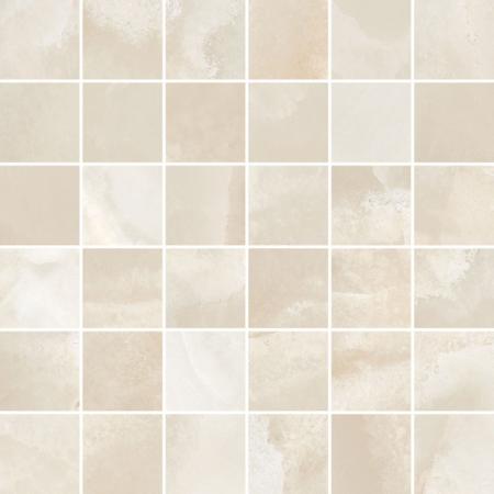 Mirage Onyce Coconut ON01 Pearl Mosaik 5x5 Matte 30x30 cm