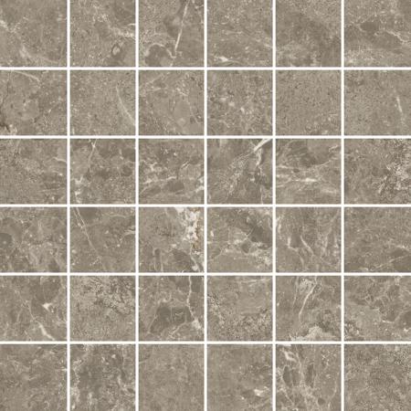 Margres Pure Stone Grey Anpoliert Mosaik 5x5 30x30 cm