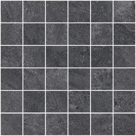 Sant Agostino Bergstone Black Naturale Mosaik 30x30 cm