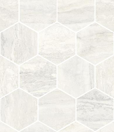 Sant Agostino Invictus White Krystal Mosaik Maxi Class 30x34,5 cm