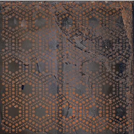 Sant Agostino Oxidart Patchwork Dark Naturale Boden- und Wandfliese 20x20 cm