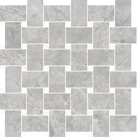 Sant Agostino Themar Grigio Savoia Krystal Mosaik Rete 30x30 cm