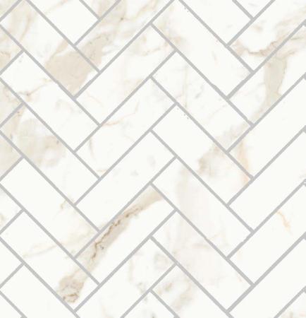 Sant Agostino Themar Venato Gold Naturale Mosaik Spina 30x30 cm