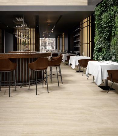 Sant Agostino Via Appia Beige Vein Naturale Boden- und Wandfliese 60x120 cm