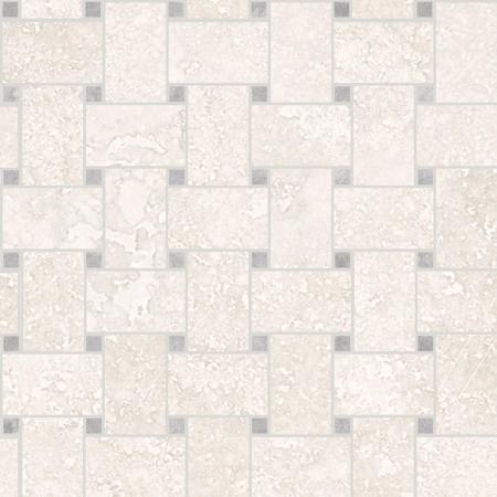 Sant Agostino Via Appia White Krystal Mosaik Rete 30x30 cm