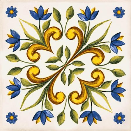 Sant Agostino Vita Fiore Mix Lucida Boden- und Wandfliese 20x20 cm