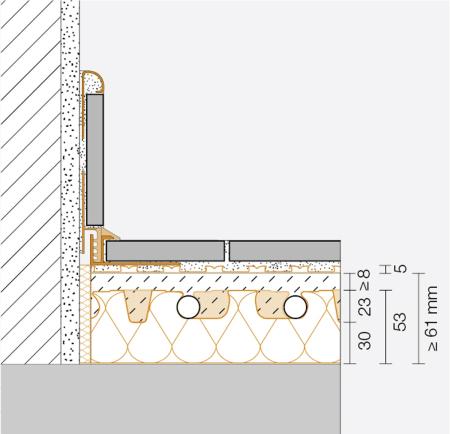 Schlüter BEKOTEC-EN 23 FI 30 Estrichnoppenplatte mit Wärme- und Trittschalldämmung 1,08 m²