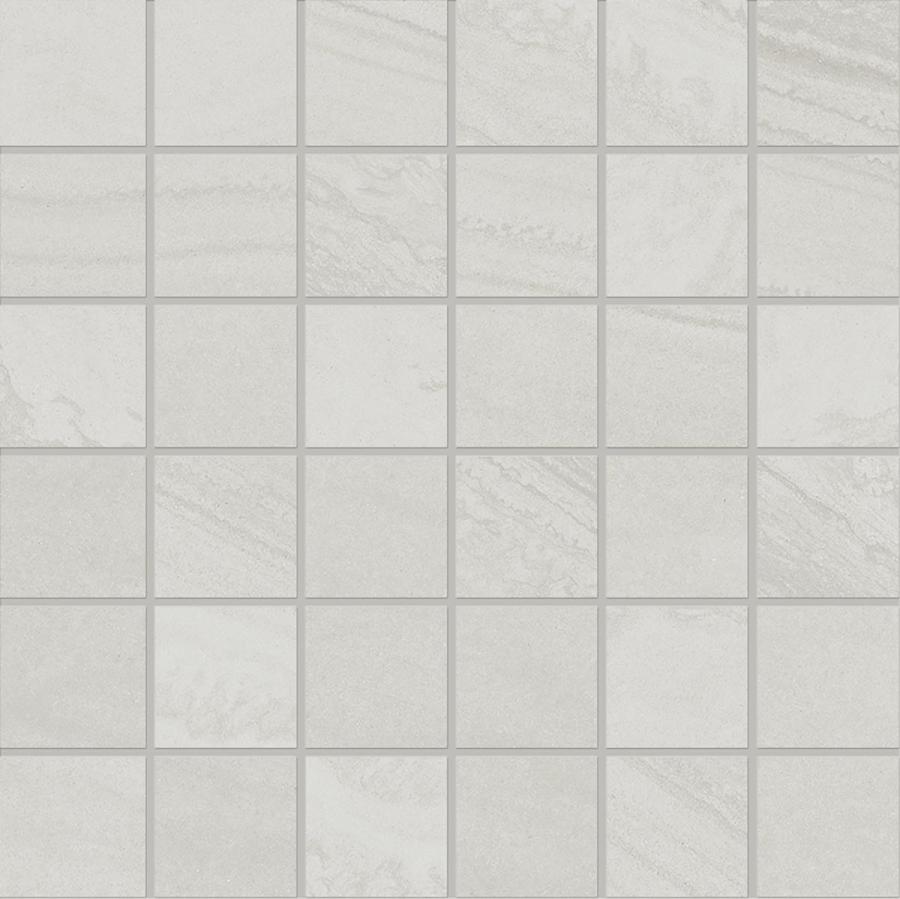 Provenza Varana Stone Mosaico 5x5 Light Grey Cross Cut Silktech 30x30 cm 