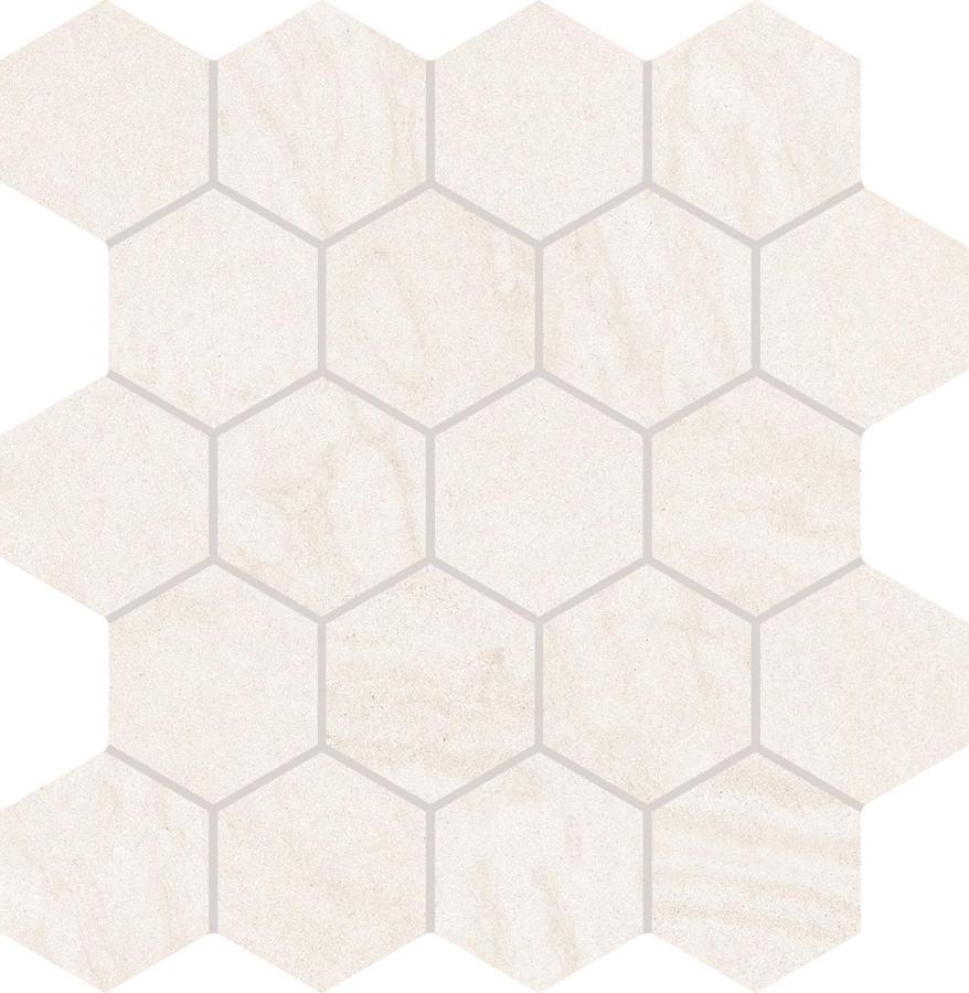 Provenza Varana Stone Mosaico Hexagon White Cross Cut Silktech 29,3x30 cm 