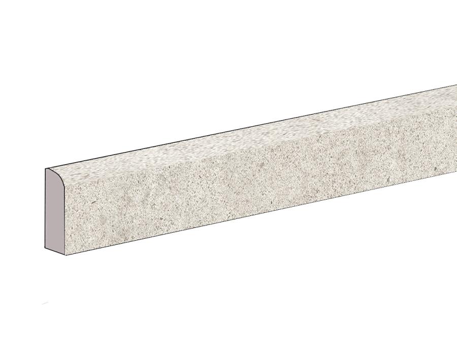 Florim Creative Design Sensi White Dust Natural Sockel 4,6x60 cm 6mm