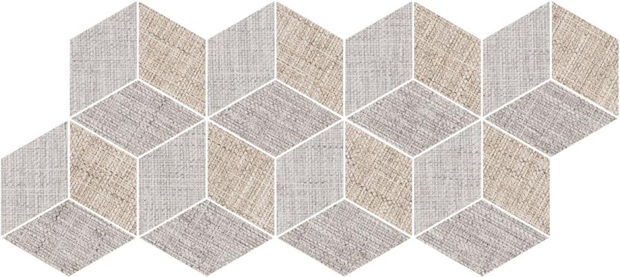 Sant Agostino Fineart Mix Light Naturale Mosaik Hexagon 20x46 cm