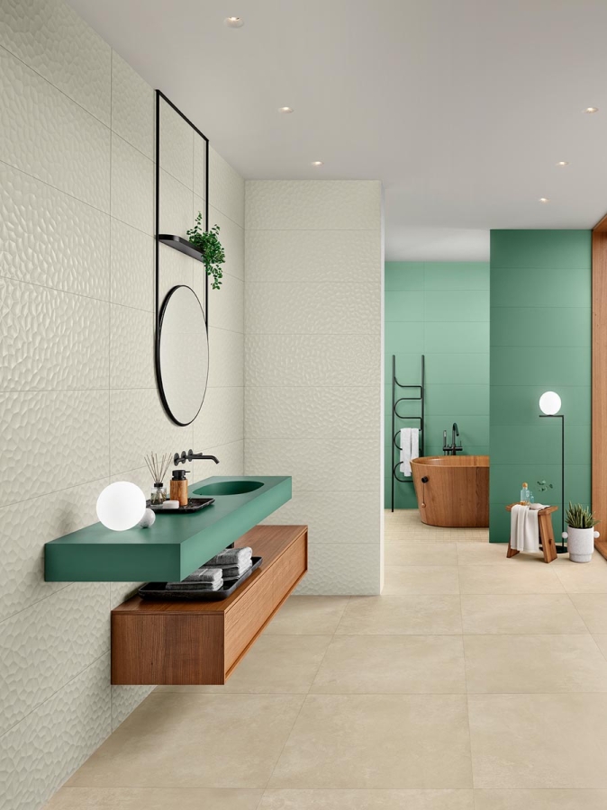 Love Tiles Genesis Green Matt 30x60 cm Wandfliese