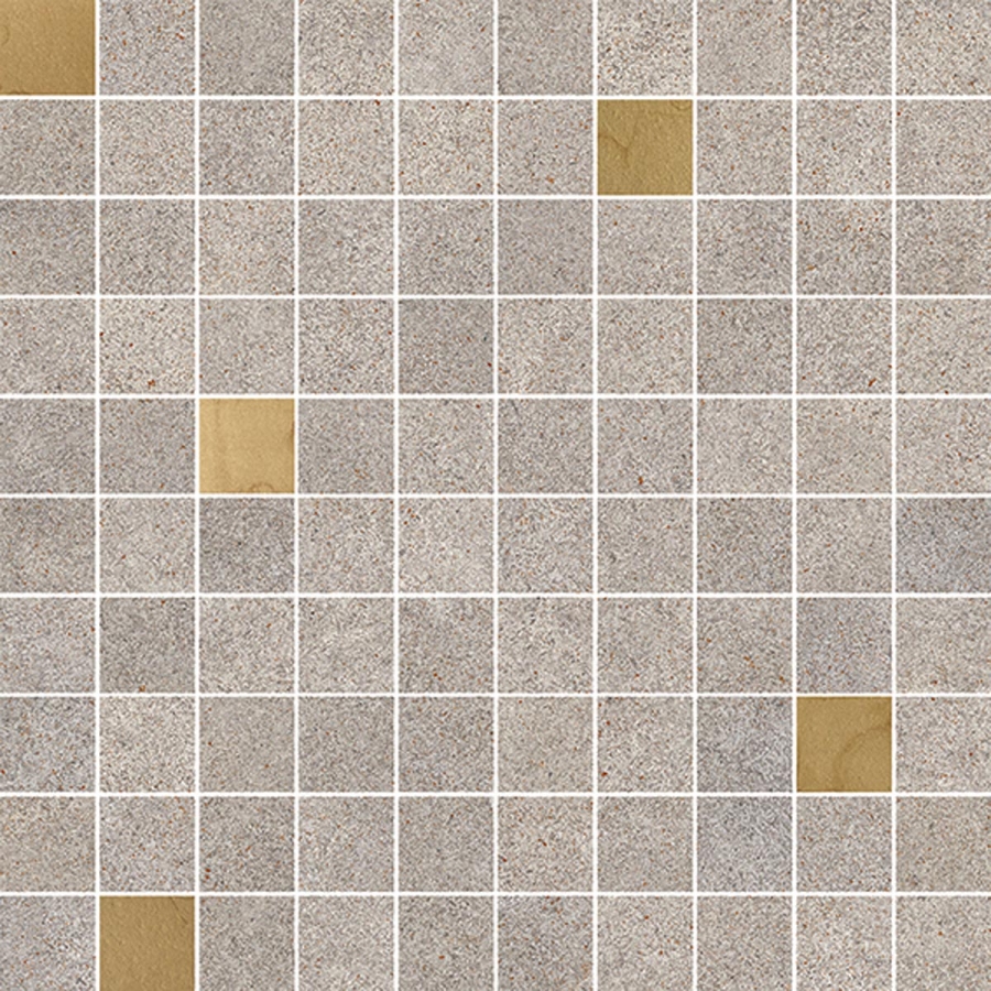 Love Tiles Sense Mosaic Crystal Grey Natural 35x35 cm Wanddekor