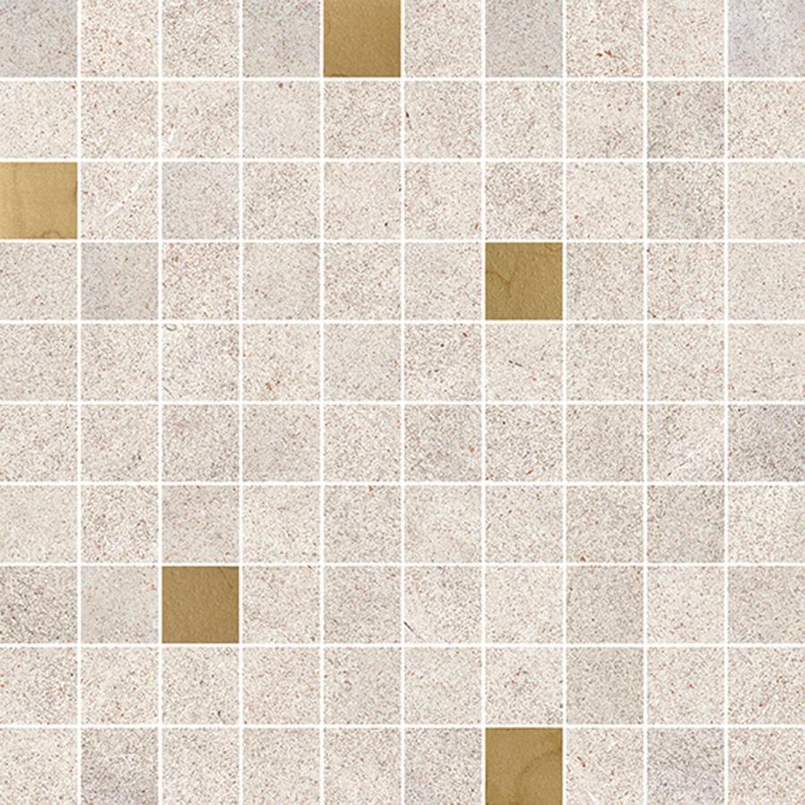 Love Tiles Sense Mosaic Crystal Light Grey Natural 35x35 cm Wanddekor