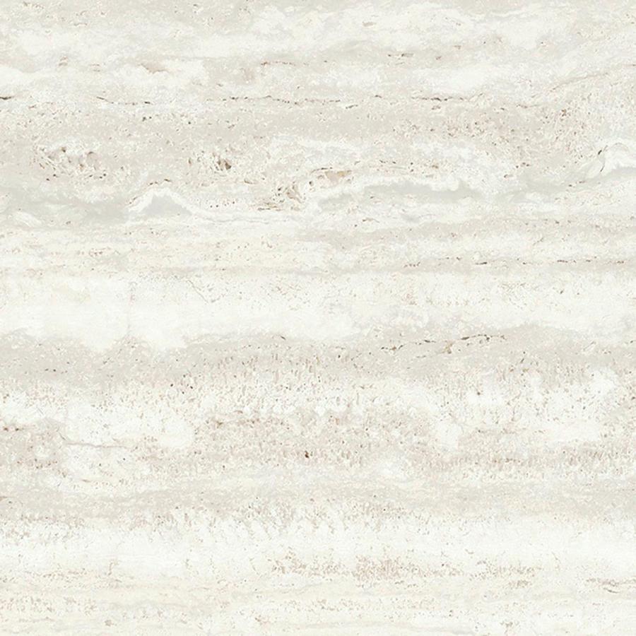 Mirage Elysian Travertino Pearly gebürstet Boden- und Wandfliese 80x80 cm