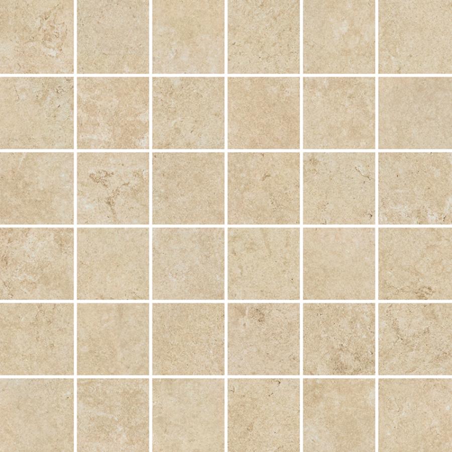 Margres Pure Stone Beige Anpoliert Mosaik 5x5 30x30 cm