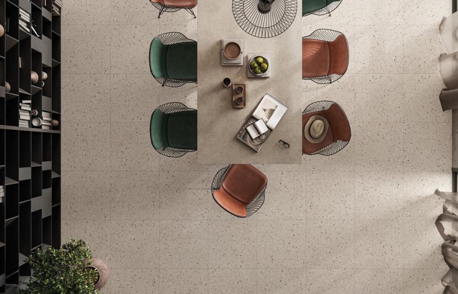 Mirage ReConcrete Terrazzo Rice RO 11 NAT Boden- und Wandfliese 60x60 cm