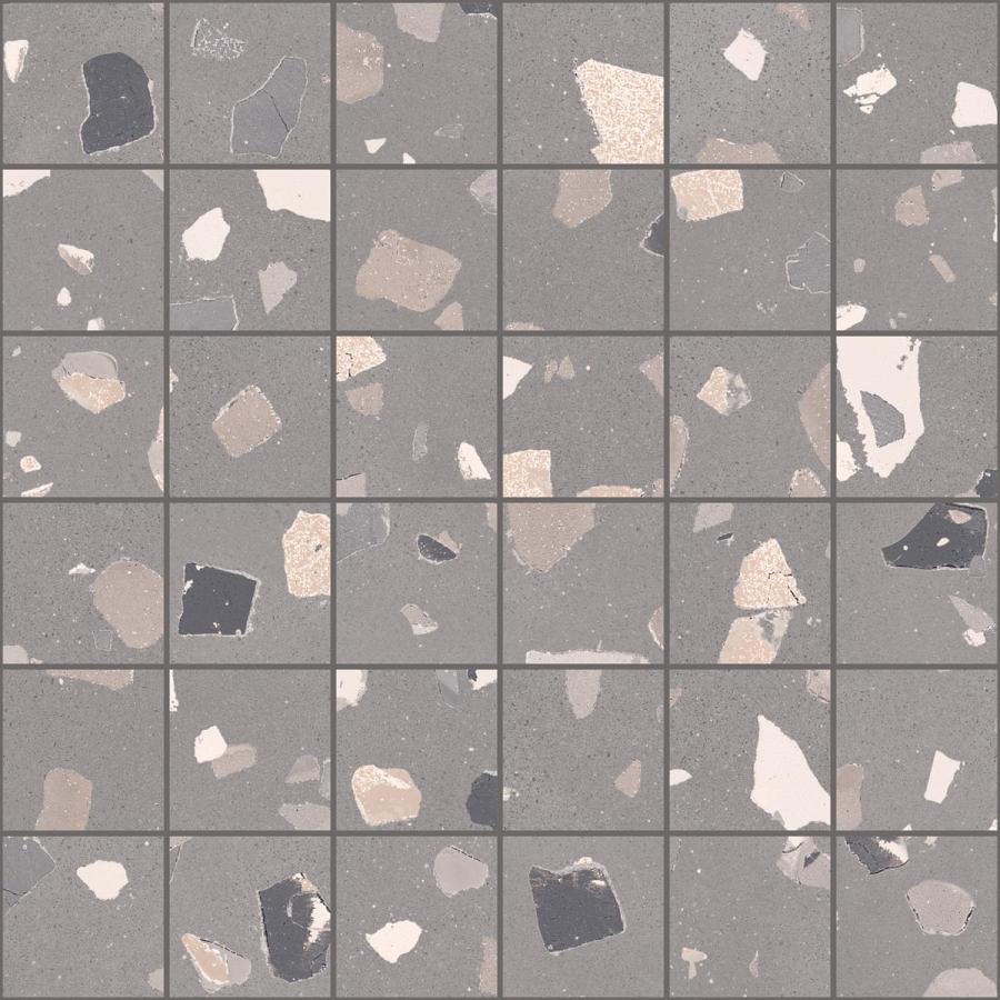 Sant Agostino Deconcrete De-Medium Grey Naturale Mosaik 30x30 cm