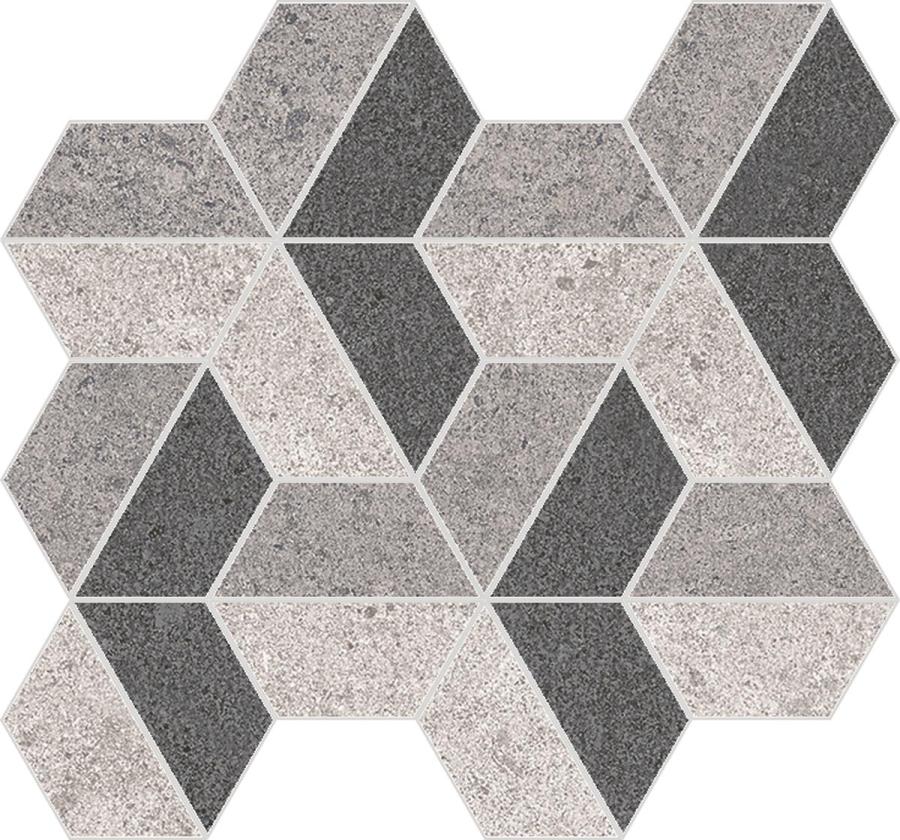 Sant Agostino Highstone Dark Naturale Mosaik Hexagon 24x28 cm