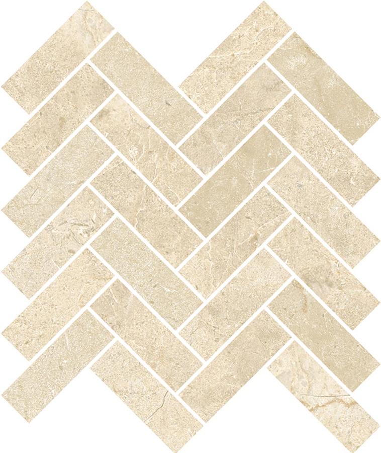 Sant Agostino Themar Crema Marfil Naturale Mosaik Spina 30x30 cm