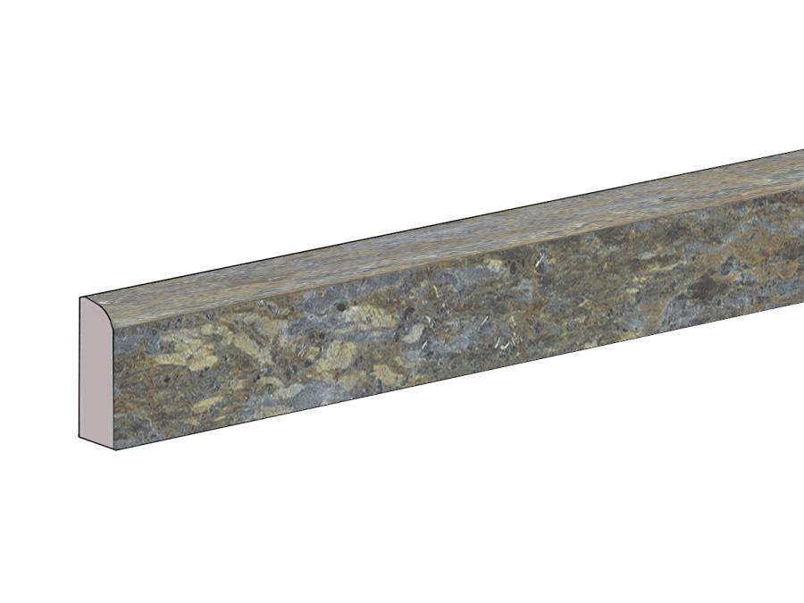 Sant Agostino Unionstone 2 Serpentino Naturale Sockel 7,3x60 cm