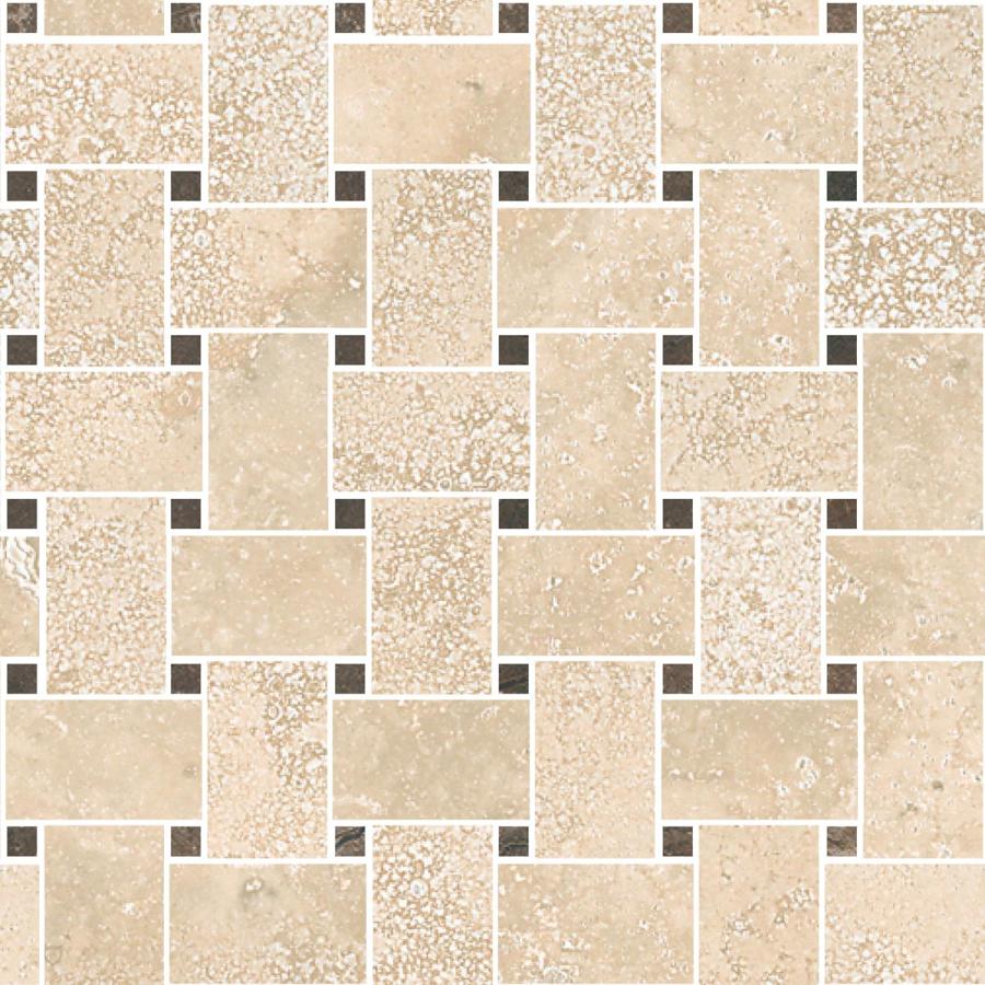 Sant Agostino Via Appia Beige Krystal Mosaik Rete 30x30 cm