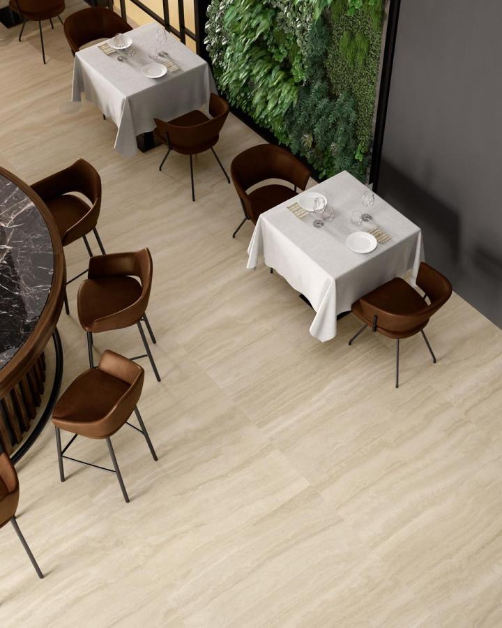 Sant Agostino Via Appia Beige Vein Naturale Boden- und Wandfliese 60x120 cm