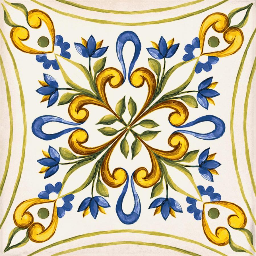 Sant Agostino Vita Fiore Mix Lucida Boden- und Wandfliese 20x20 cm