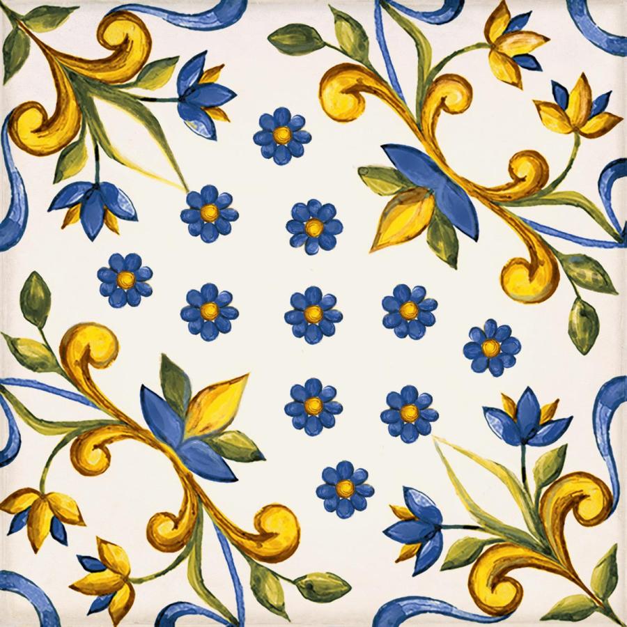 Sant Agostino Vita Fiore Mix Lucida Boden- und Wandfliese 20x20 cm