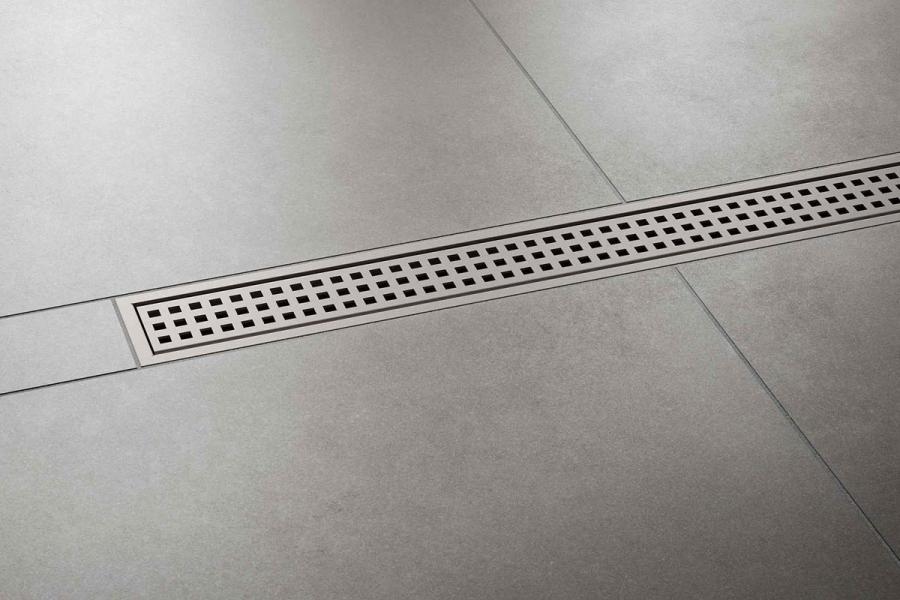 Schlüter KERDI-LINE-B 19 mm Rinnenabdeckung SQUARE Grau 60 cm